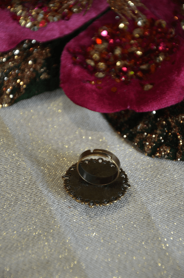 Bague motif paon Gatsby