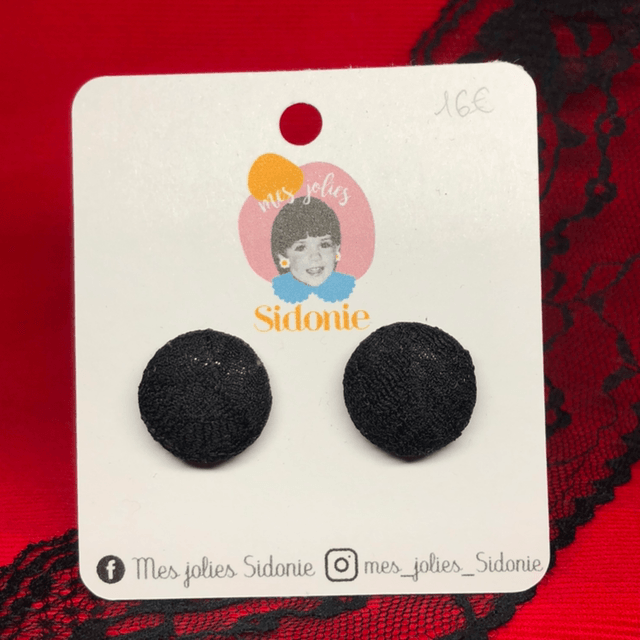 Mini Sidonie noir dentelle noire