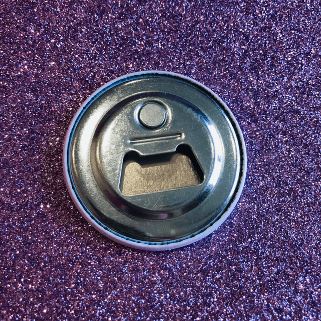 Magnet décapsuleur "barbe à papa"