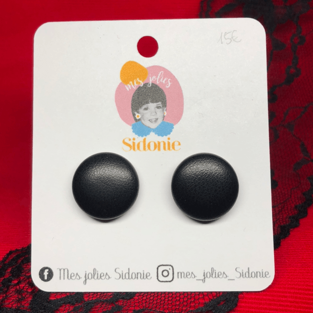 Mini Sidonie cuir noir