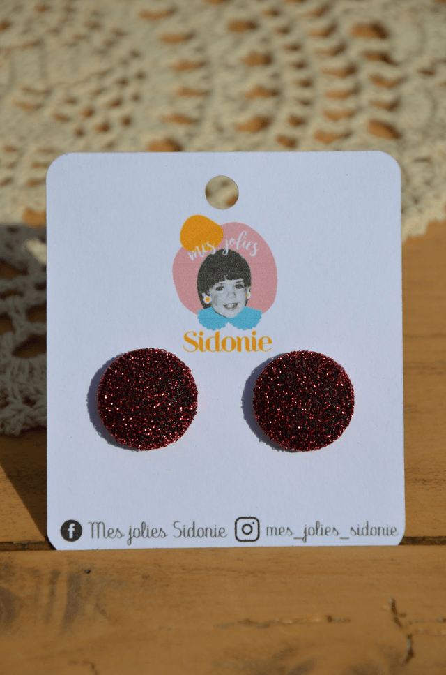 Mini Sidonie pailletée rouge