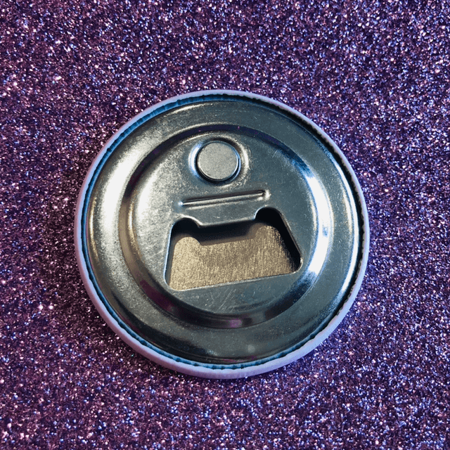 Magnet décapsuleur "caravane retro"