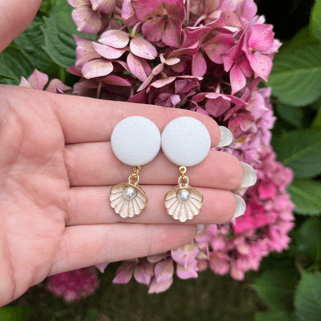 Mini Sidonie beige clair coquillage rose poudré