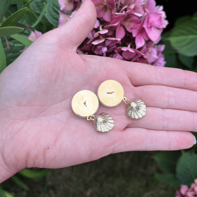Mini Sidonie beige clair coquillage rose poudré