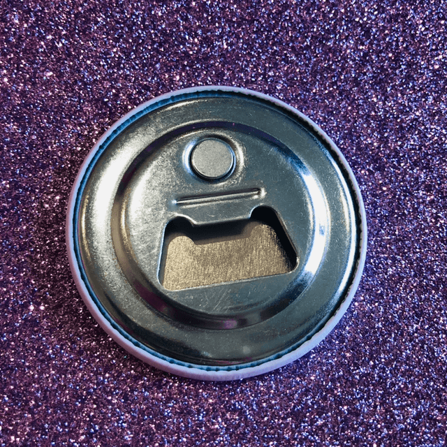 Magnet décapsuleur "Théière fleurie"