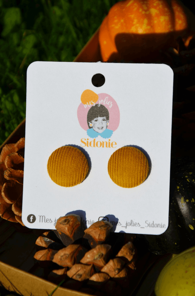 Mini Sidonie velours curry